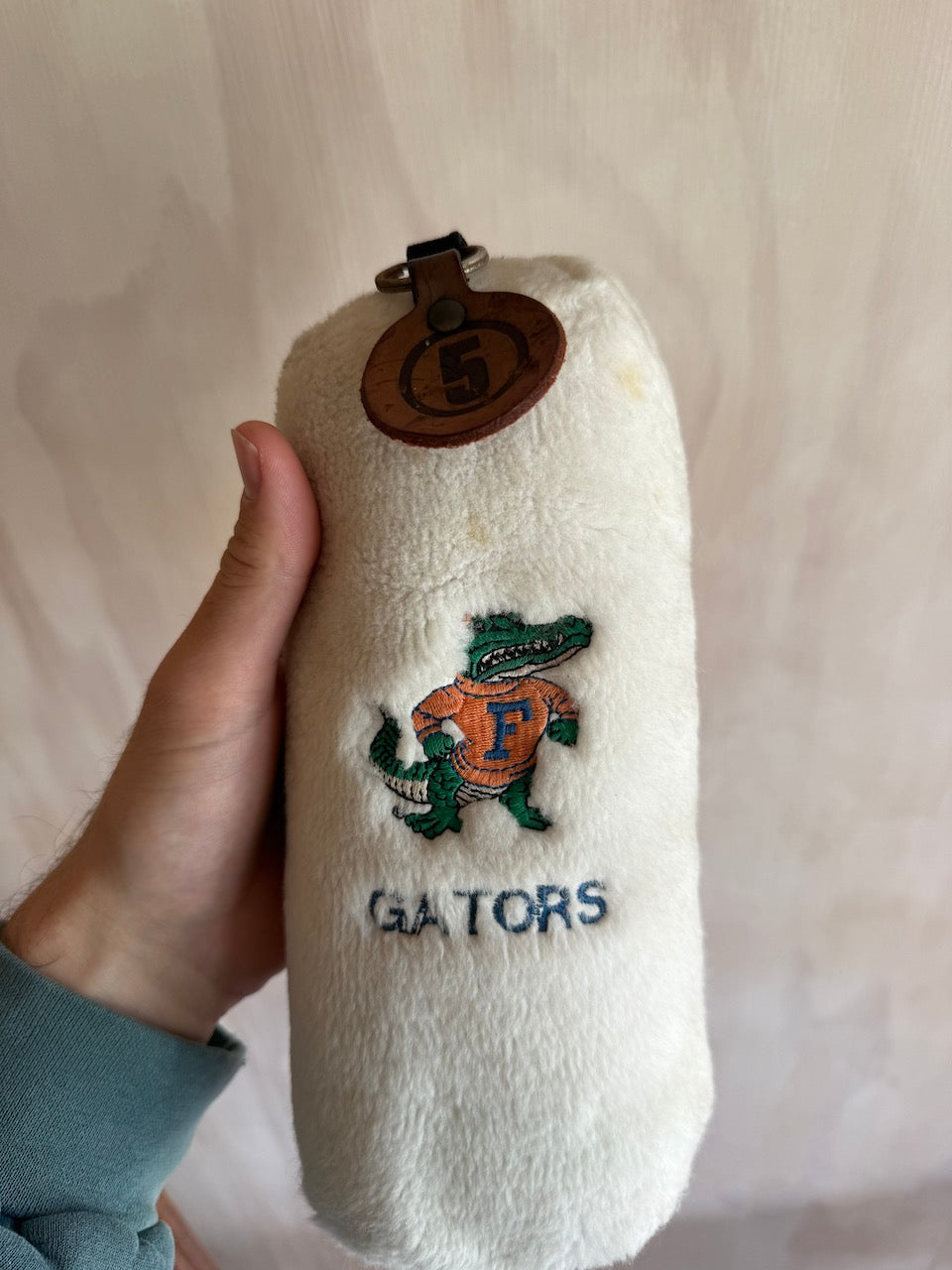 Vintage Florida Gators #5 Headcover (fits 3 wood & smaller)