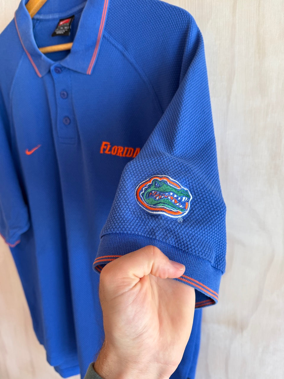 Vintage Nike Florida Gators Waffle Golf Polo (XL)