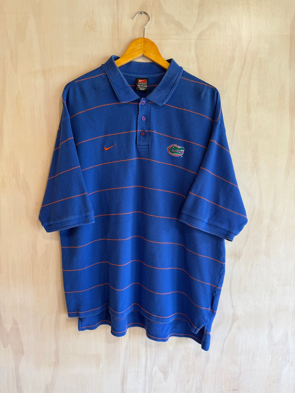 Vintage Nike Florida Gators Waffle Golf Polo (XXL)