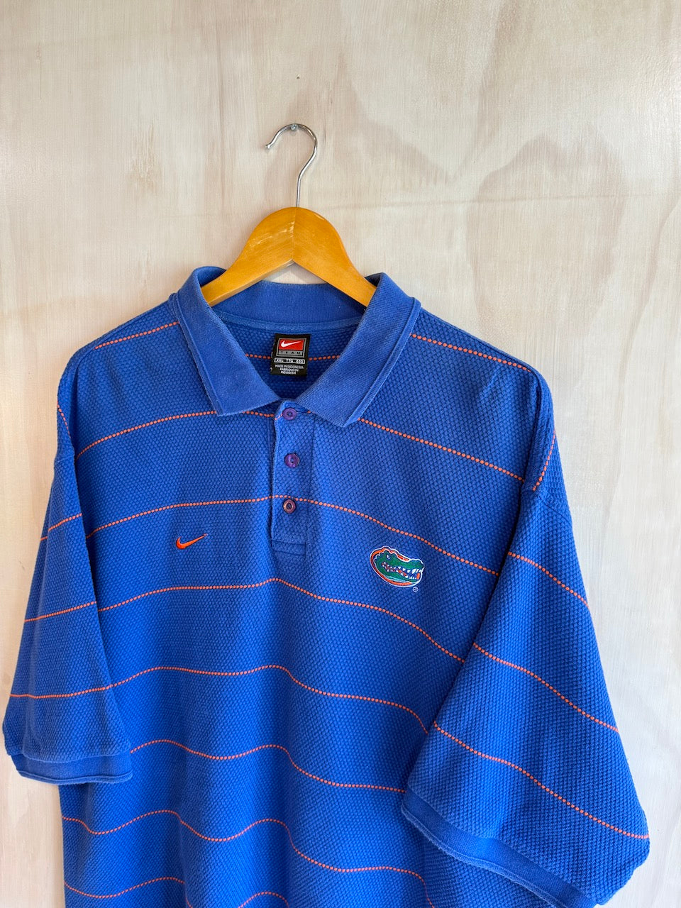 Vintage Nike Florida Gators Waffle Golf Polo (XXL)