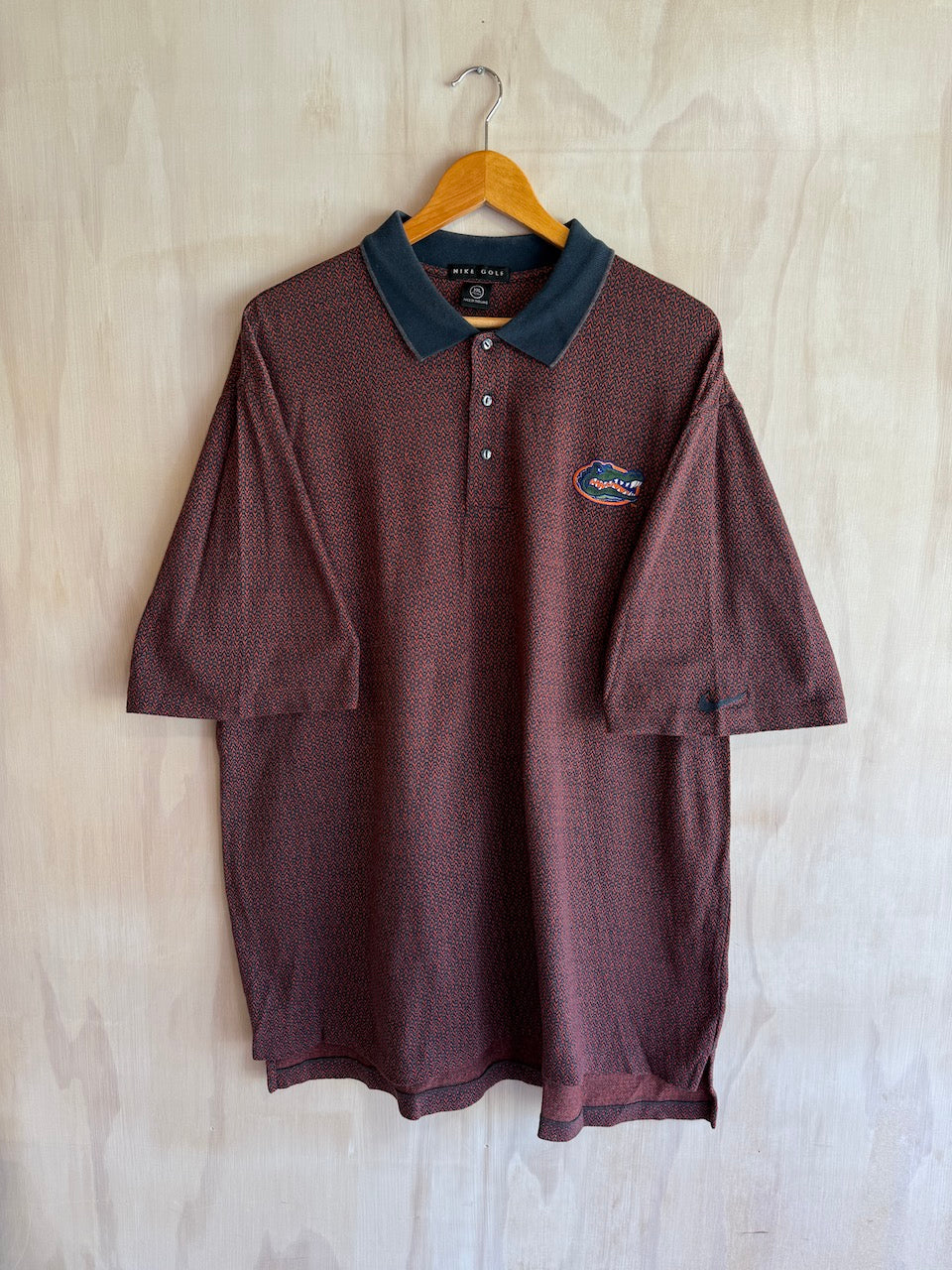Vintage Geometric Florida Gators Golf Polo by Nike (XXL)