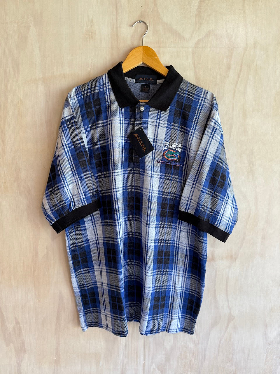 Vintage 1996 National Champs Florida Gators Golf Polo by Antigua (L)