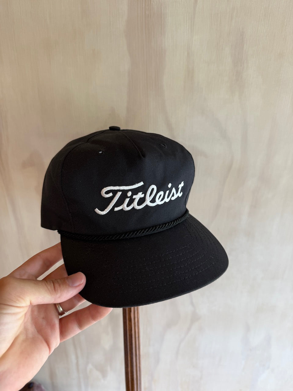Vintage Titleist Texace Rope Hat Leather Strap
