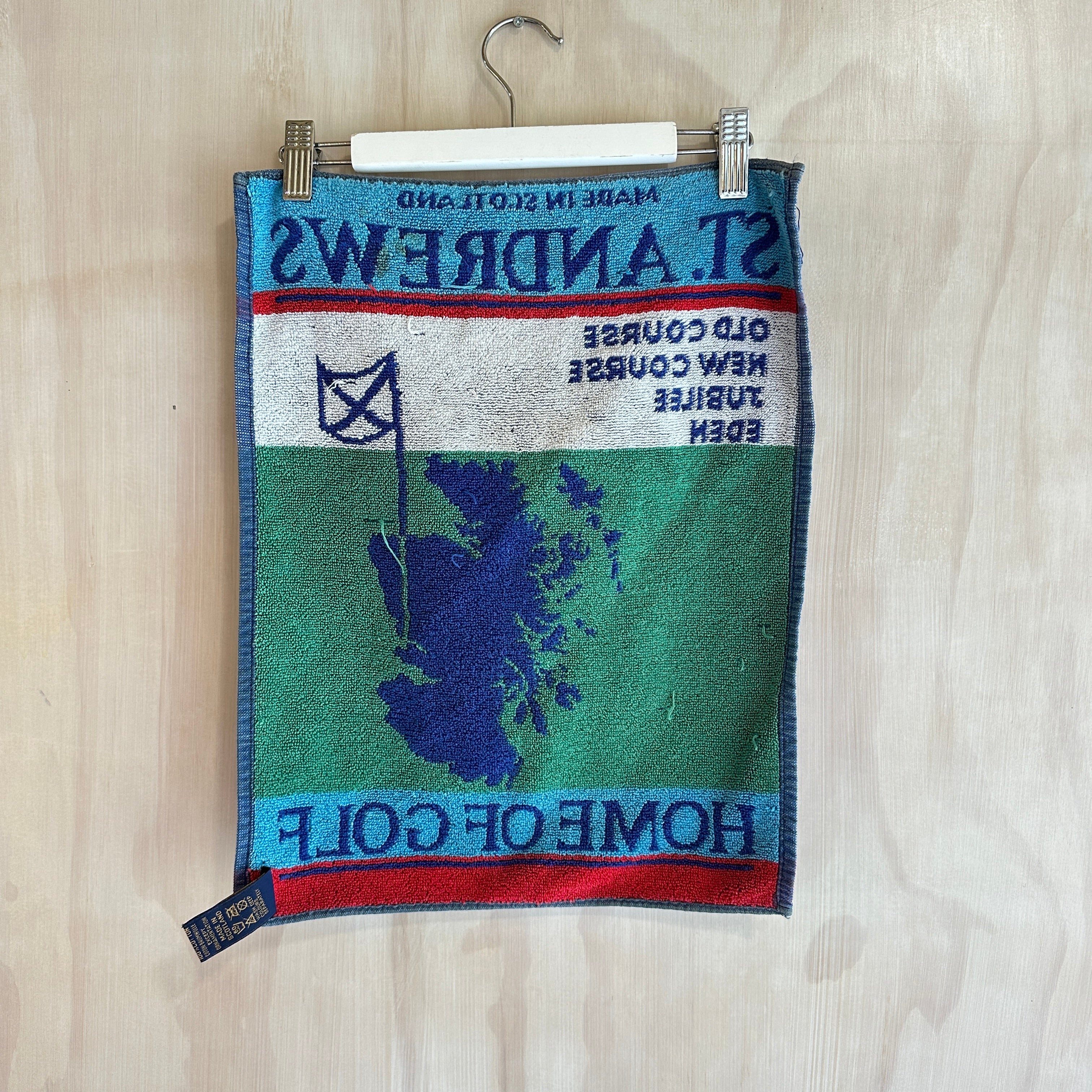 Vintage Saint Andrews Scotland Golf Towel