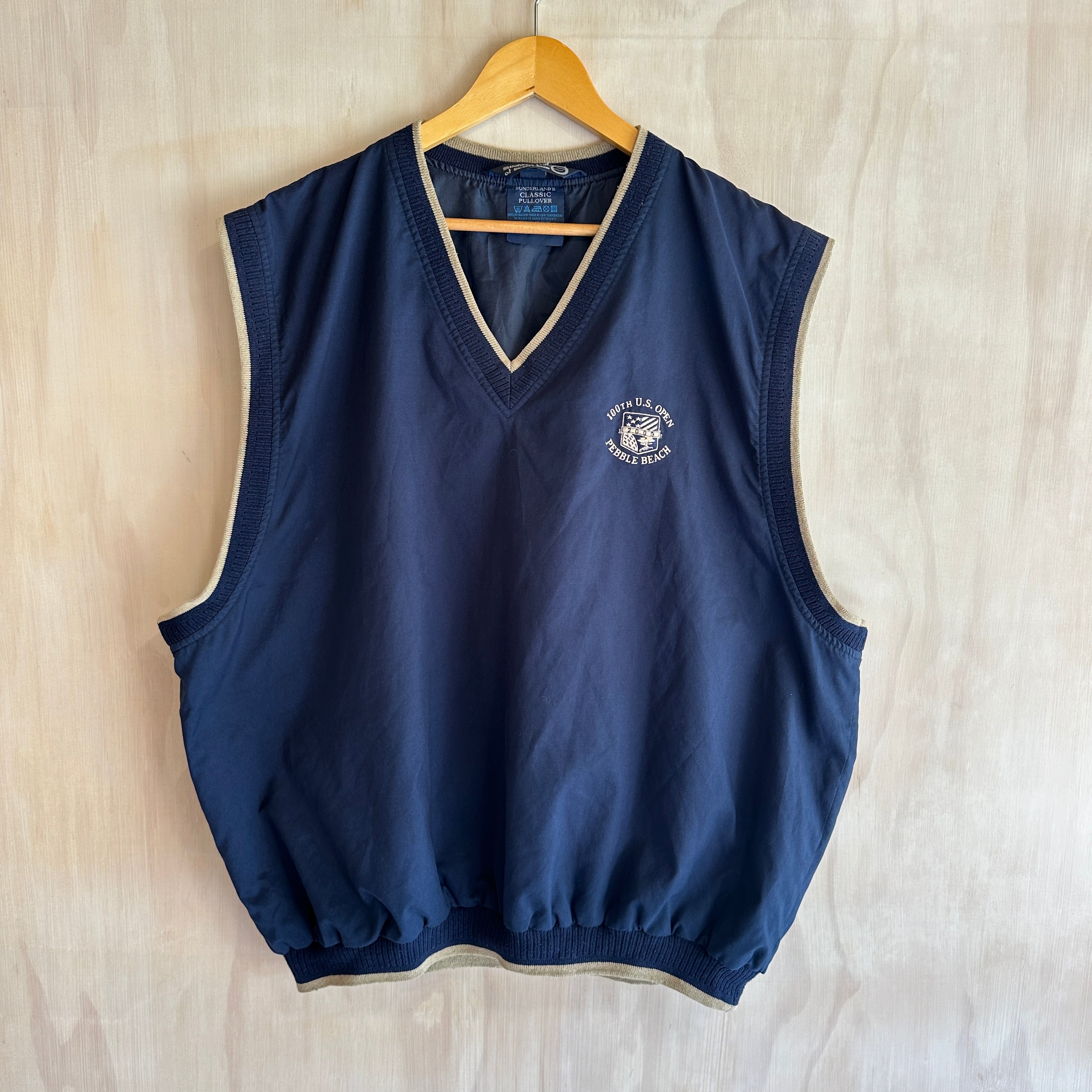 2000 U.S. Open Golf Vest (Tiger Win) Pebble Beach (XXL)