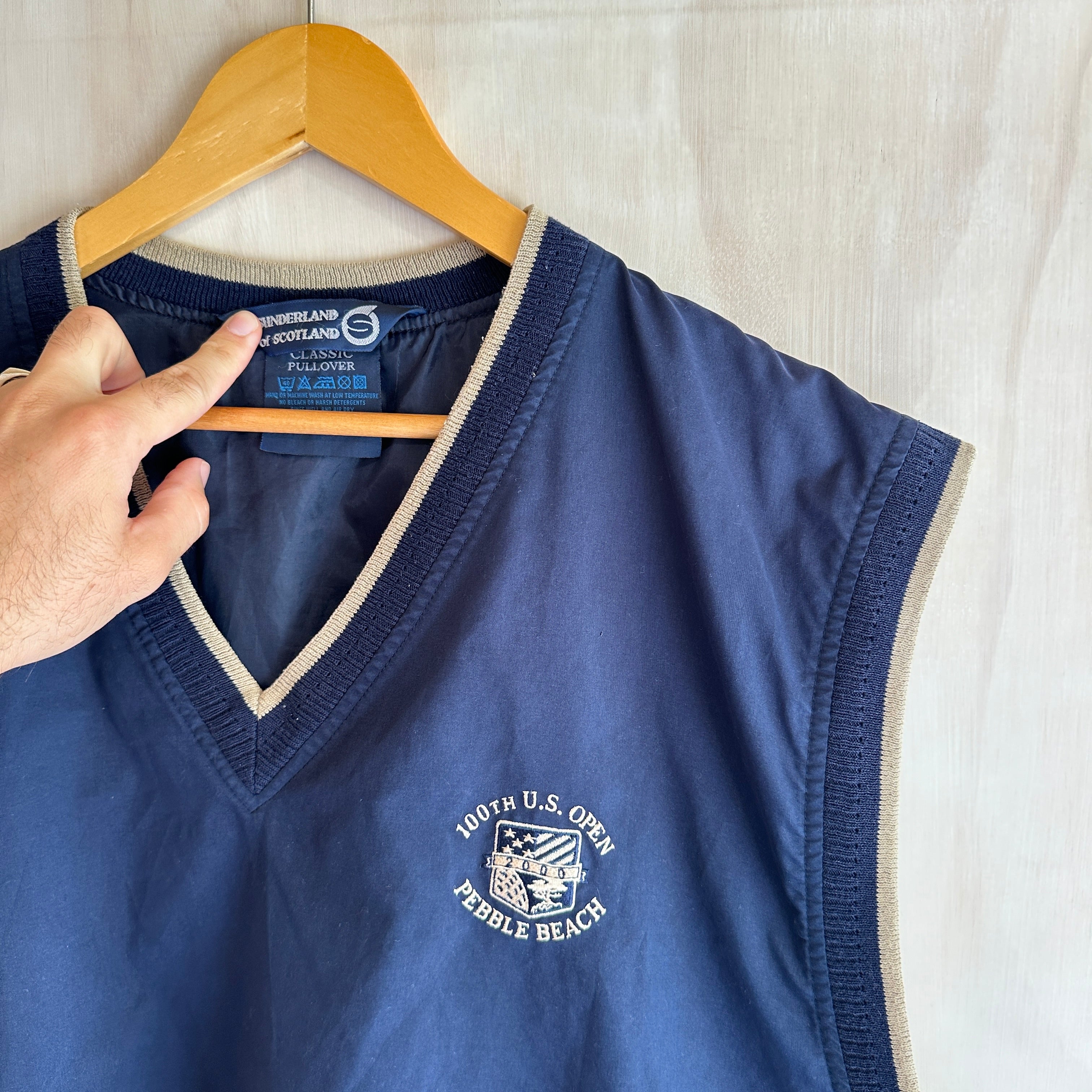 2000 U.S. Open Golf Vest (Tiger Win) Pebble Beach (XXL)