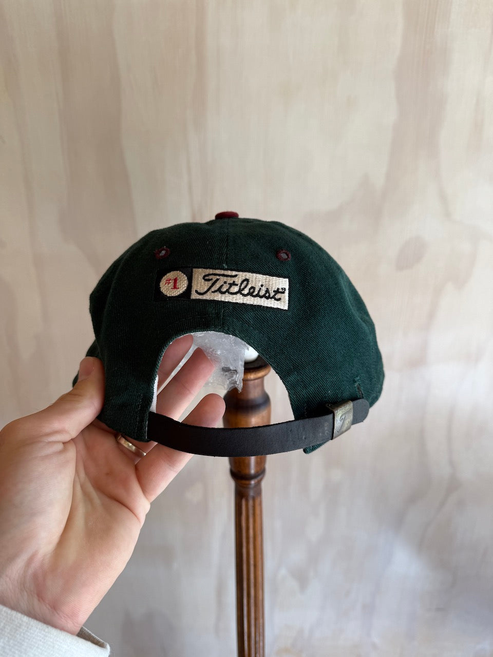 Vintage Titleist Leather Strap Golf hat by new Era