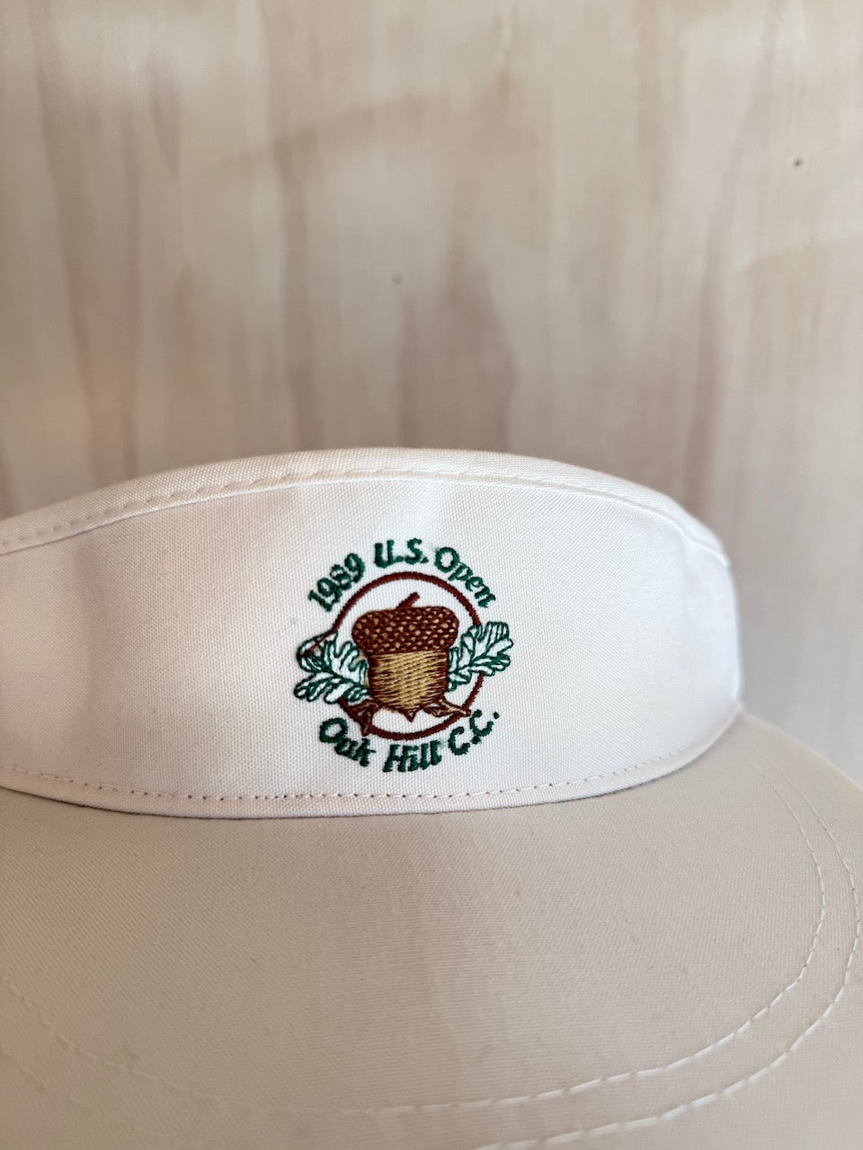 1989 U.S. Open Golf Visor Oak Hill by La Mode