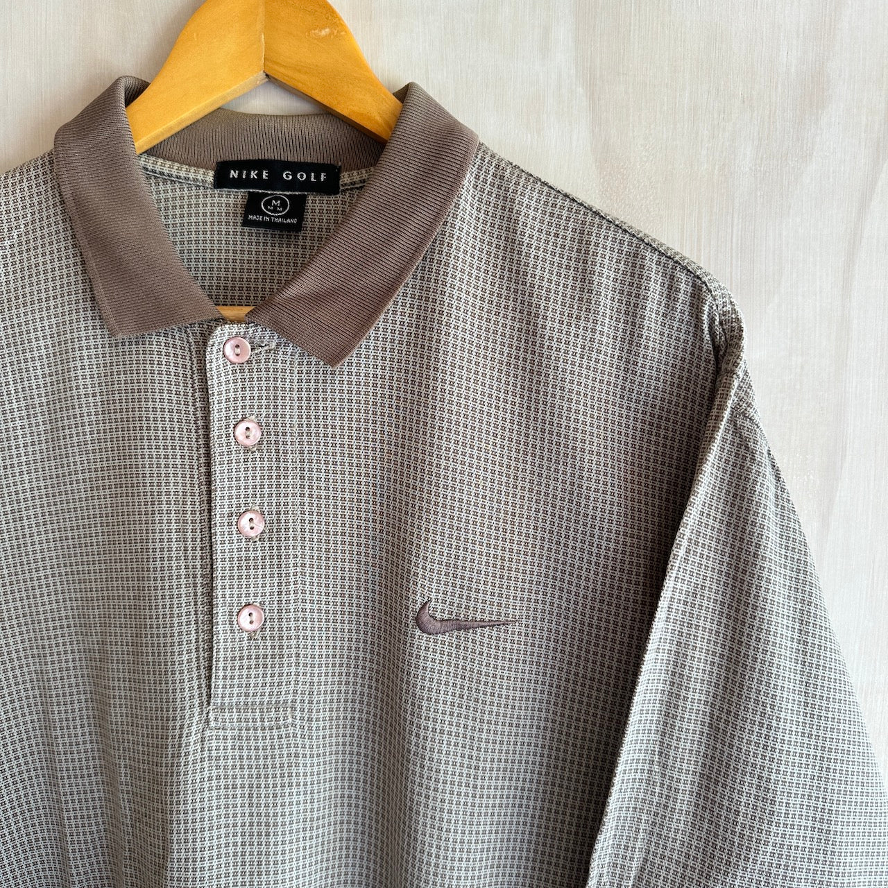 Vintage Long Sleeve Nike Golf Polo (Boxy M)