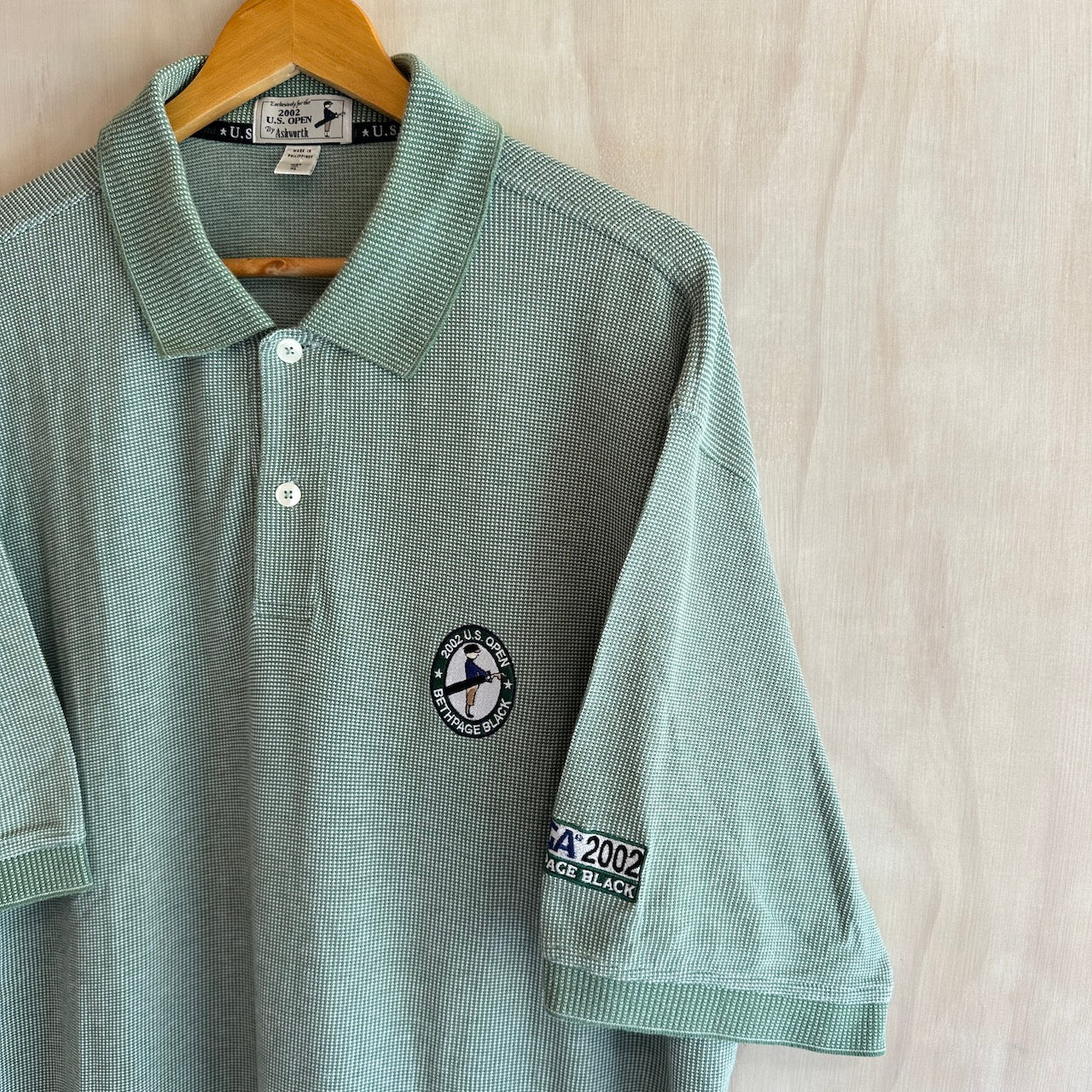 2002 U.S. Open Golf Polo Bethpage Black (XXL) (Stain on front)