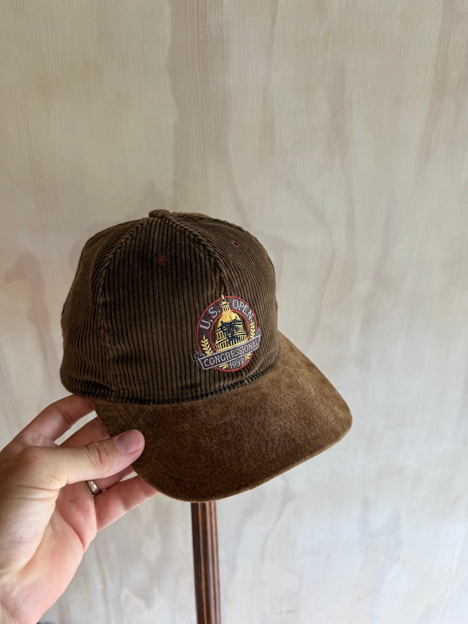 Vintage 1997 Congressional U.S. open Cord Hat by Ashworth
