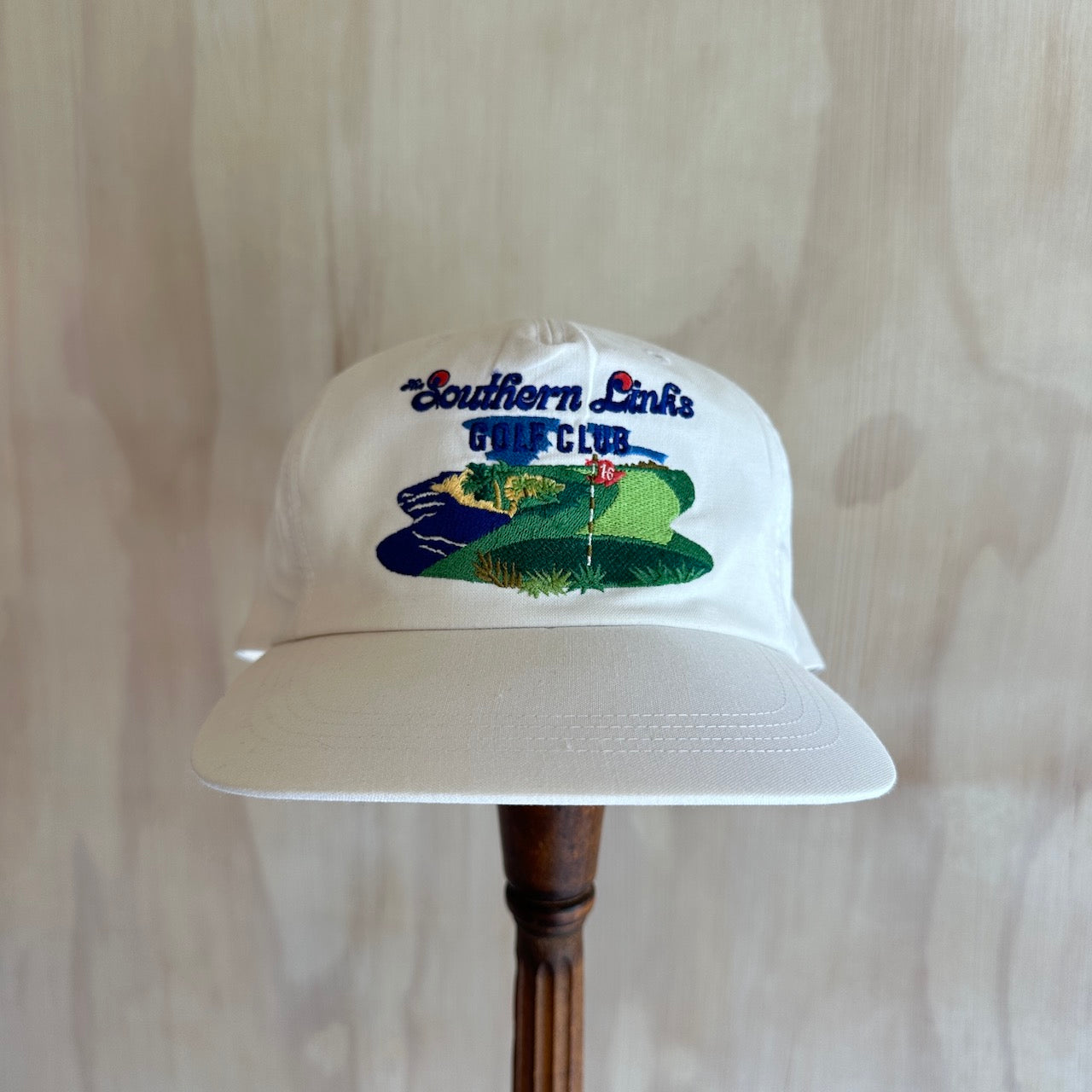 Vintage Southern Links Golf Club Zip Back Hat By Dunlop