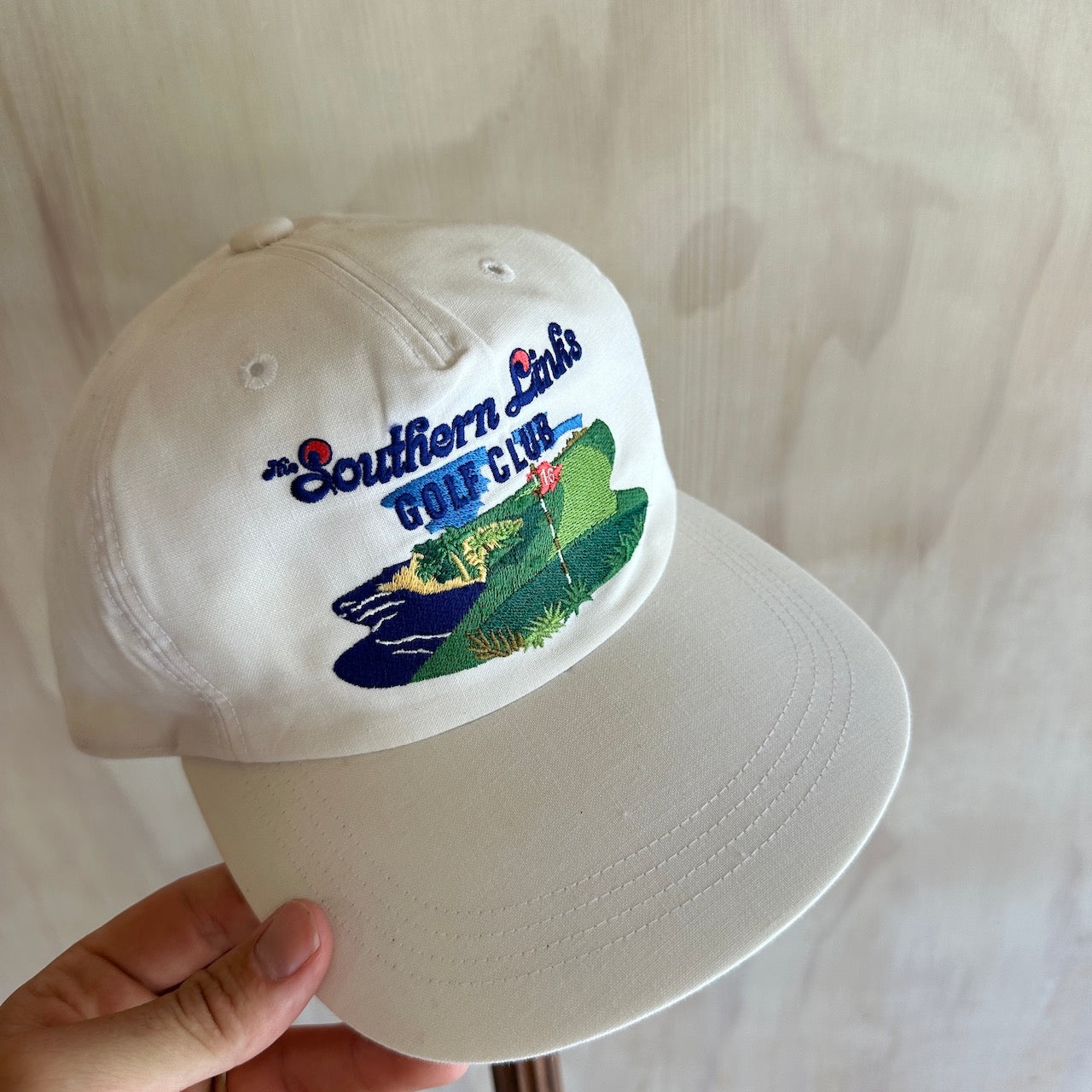 Vintage Southern Links Golf Club Zip Back Hat By Dunlop
