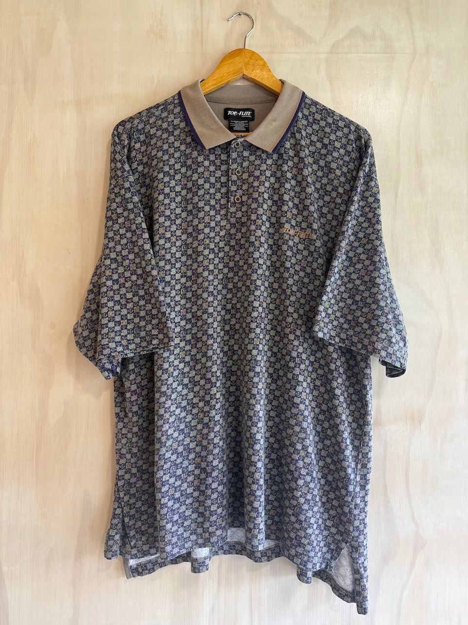 Vintage Top-Flite Abstract Golf Polo (XXL)