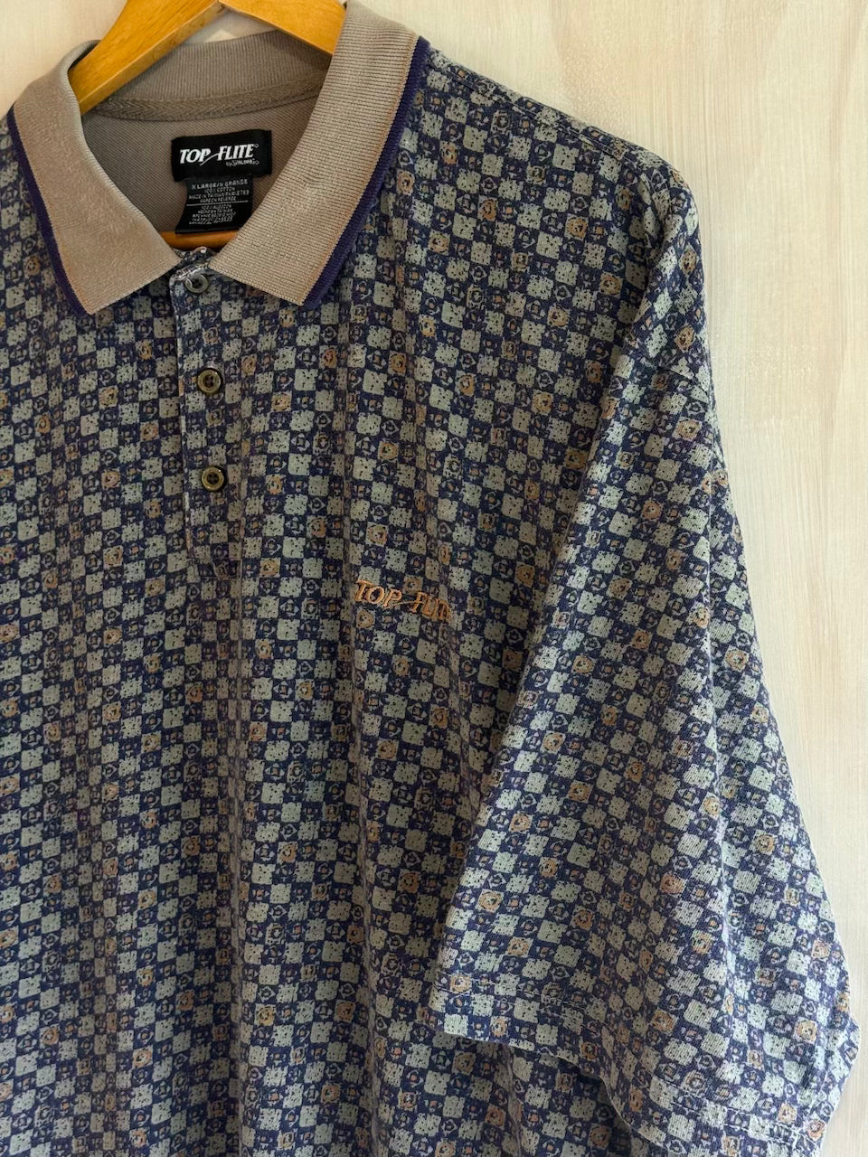 Vintage Top-Flite Abstract Golf Polo (XXL)