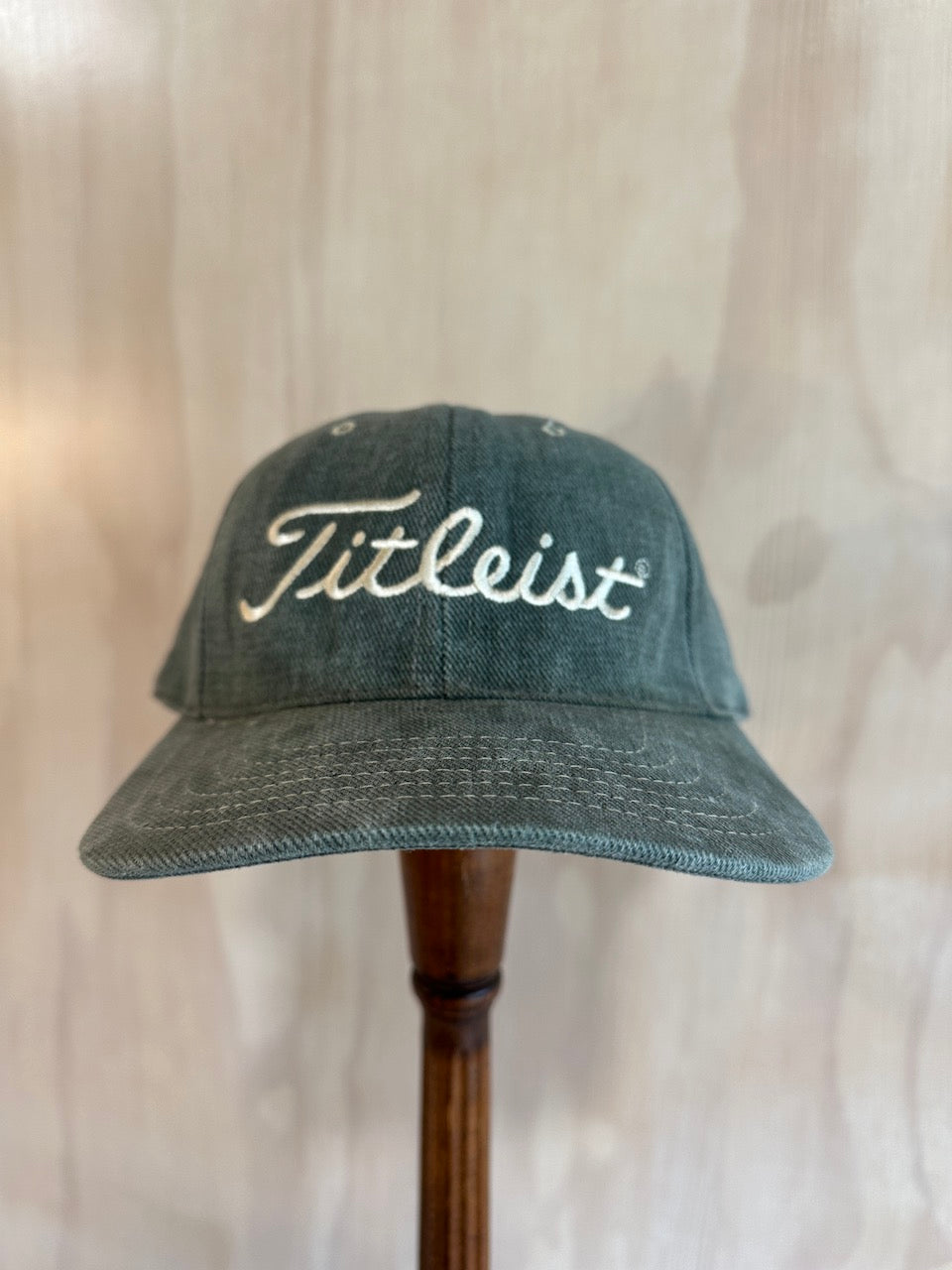 Vintage Titleist Dci Leather Strap Golf Hat