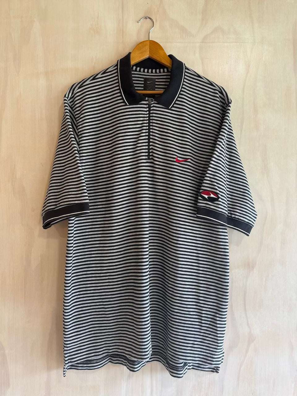 Vintage Tiger Woods Nike 1/4 Zip Golf Polo (Tall, large)