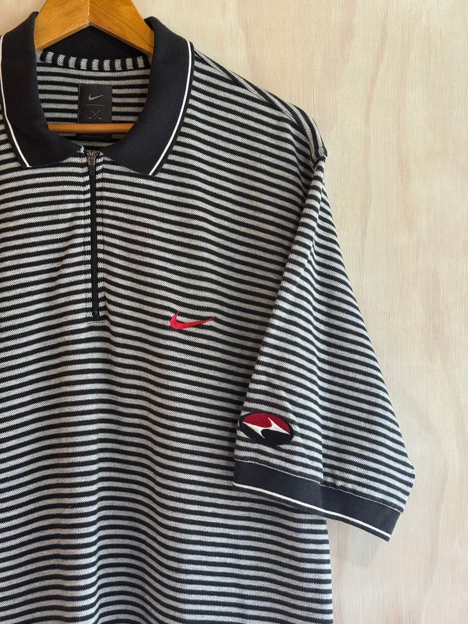Vintage Tiger Woods Nike 1/4 Zip Golf Polo (Tall, large)