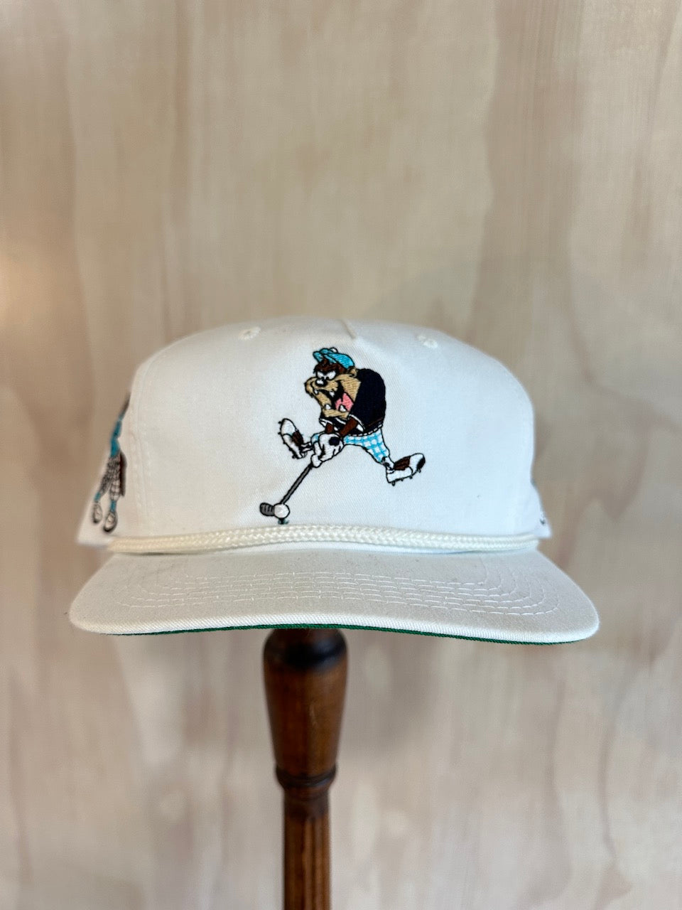 Vintage Taz Warner Brother Golf Rope Hat