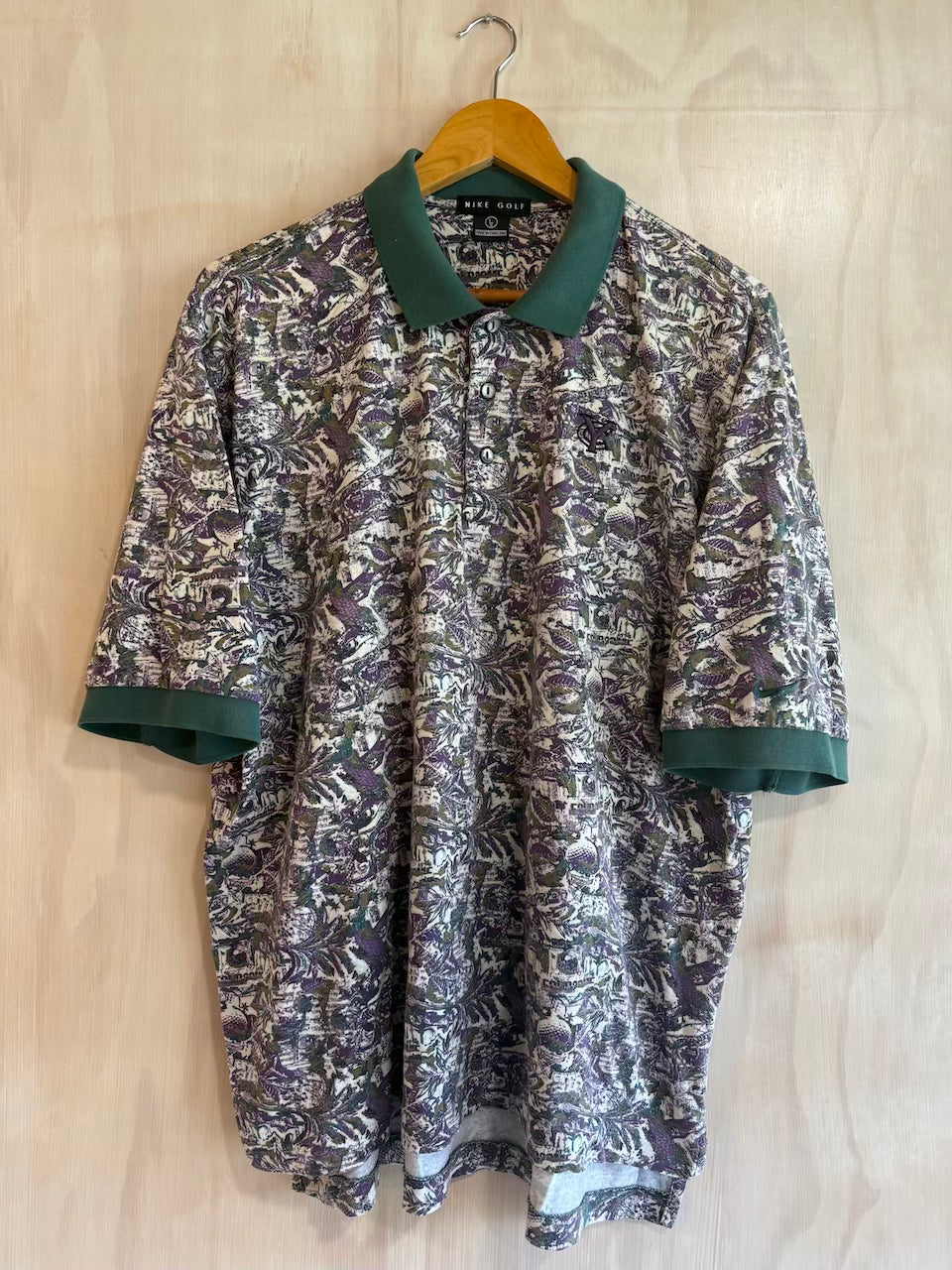 Vintage Abstract Nike Golf Polo (XL)