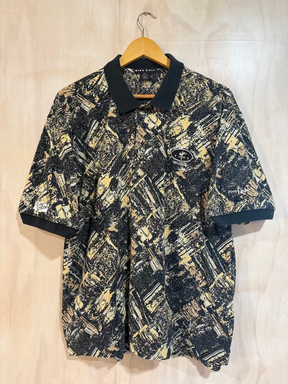 Vintage Nike Tour Abstract Nike Golf Polo (Boxy L)