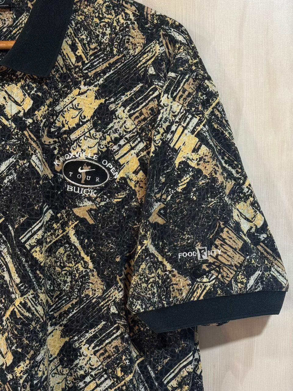 Vintage Nike Tour Abstract Nike Golf Polo (Boxy L)