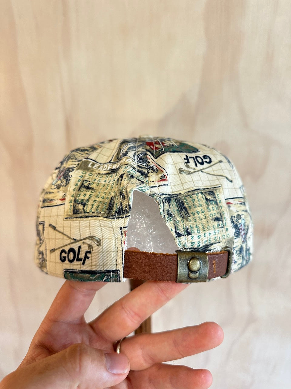 Vintage Abstract Hawaiian Open Golf Hat by Imperial