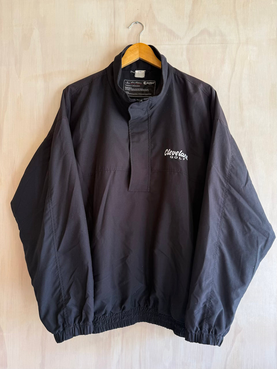 Vintage Cleveland 1/4 Zip Jacket (XL)