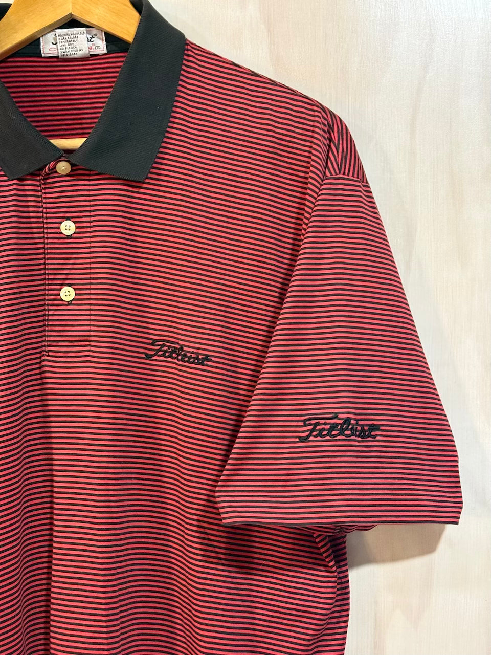 Vintage Titleist by Corbin Striped Polo (L)