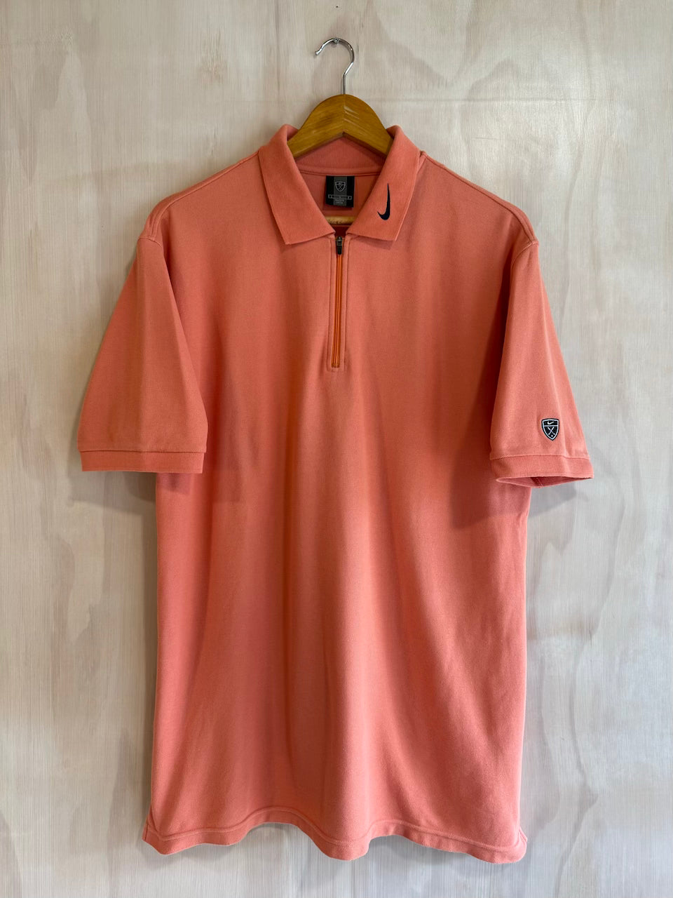 Vintage Nike 1/4 Zip Collar Swoosh Golf Polo (L)