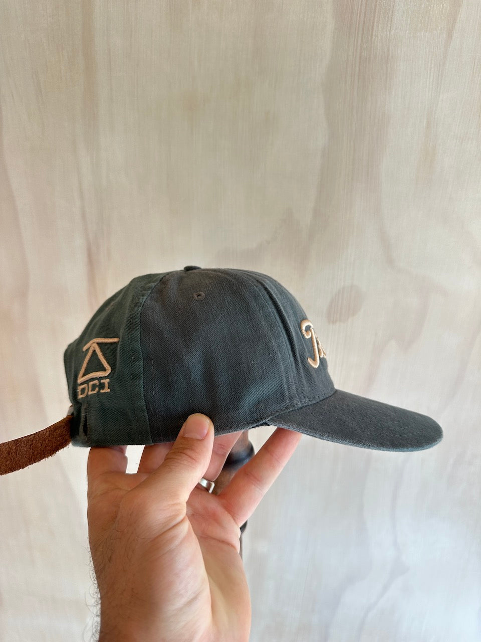 Vintage Titleist Dci Golf Hat Leather Strap