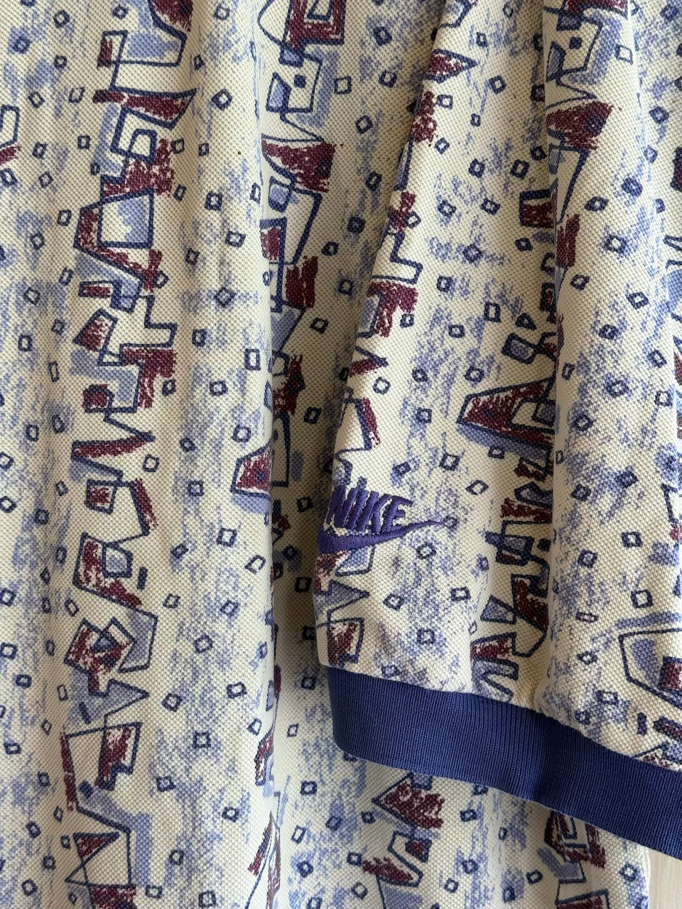 Vintage Abstract Nike Polo (XXL)