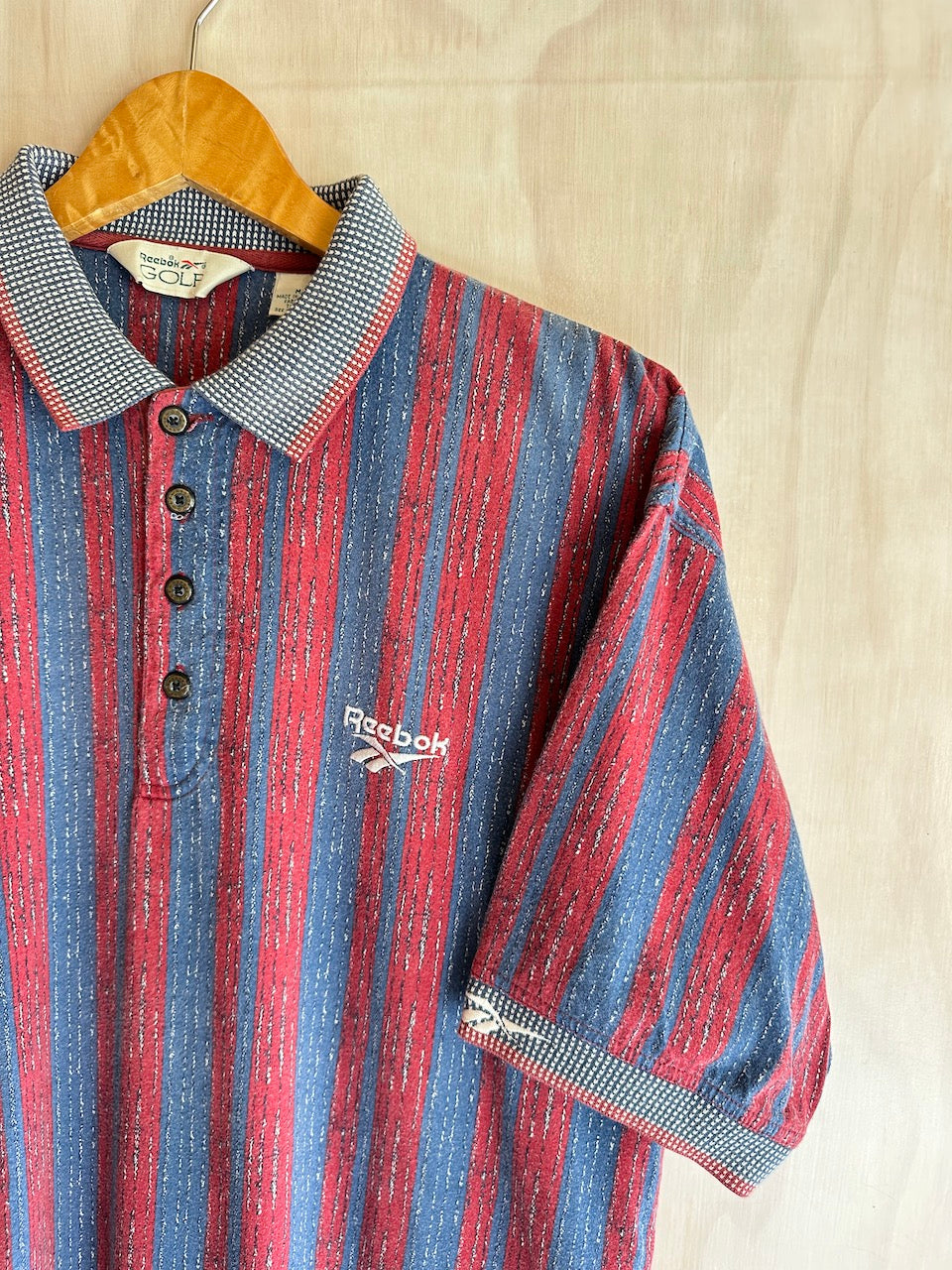 Vintage Abstract Reebok Golf Polo (L)
