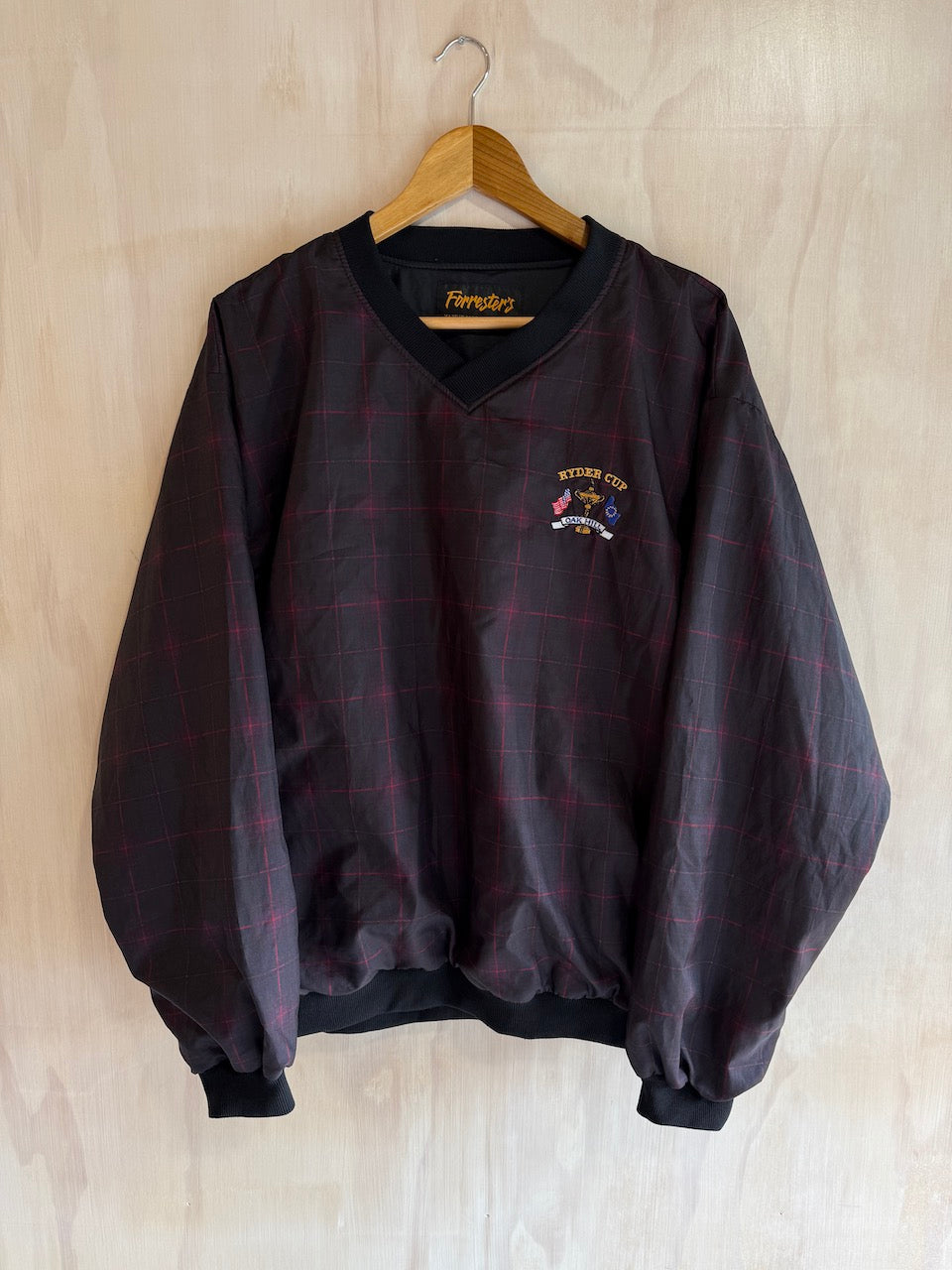 Vintage Oak Hill Plaid Ryder Cup Golf pullover (M/L)