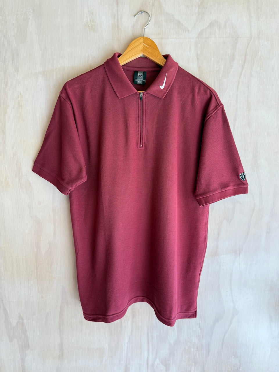 Vintage Nike 1/4 Zip Collar Swoosh Golf Polo (M/L)