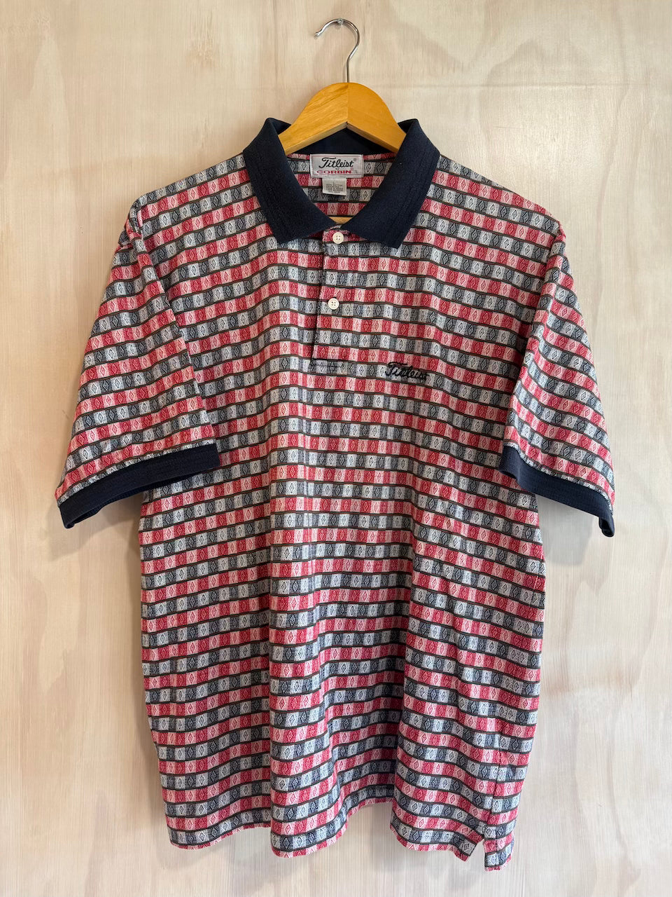 Vintage Geometric Titleist Golf Polo (L)
