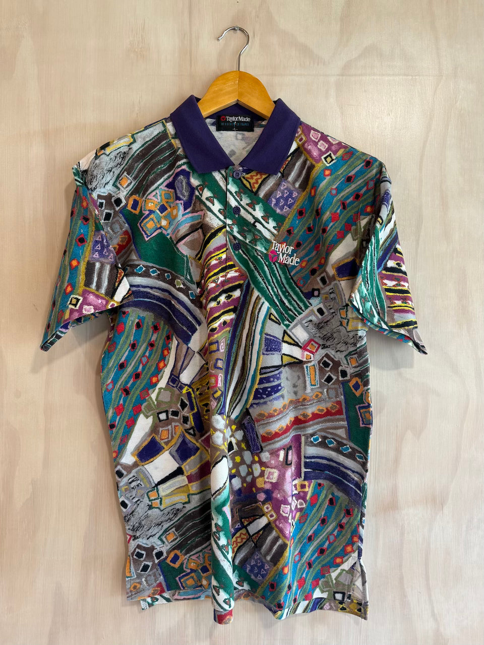 Vintage Taylormade Crazy Graphic Golf Polo (S)
