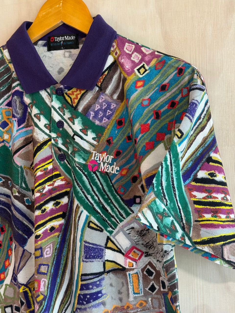 Vintage Taylormade Crazy Graphic Golf Polo (S)