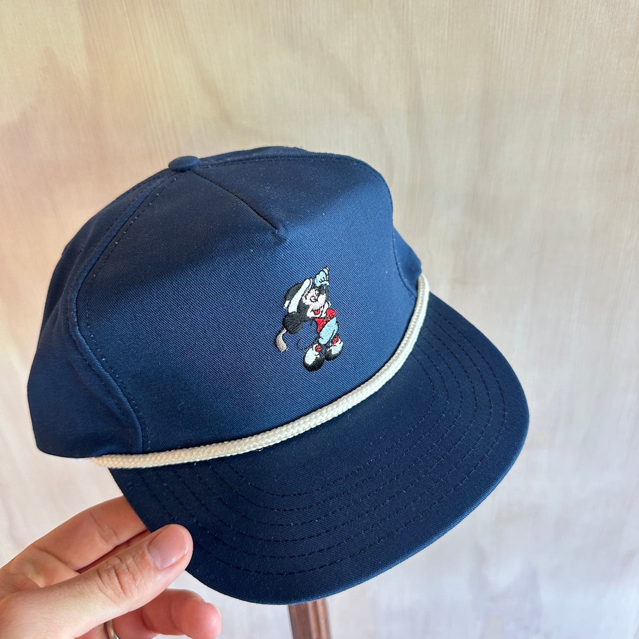 Vintage Mickey Mouse Golf Rope Hat