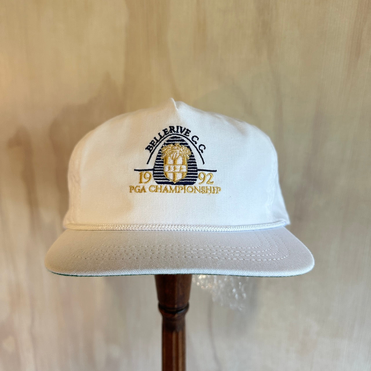 1992 PGA Championship Bellerive Hat by Duckster Leather Strap