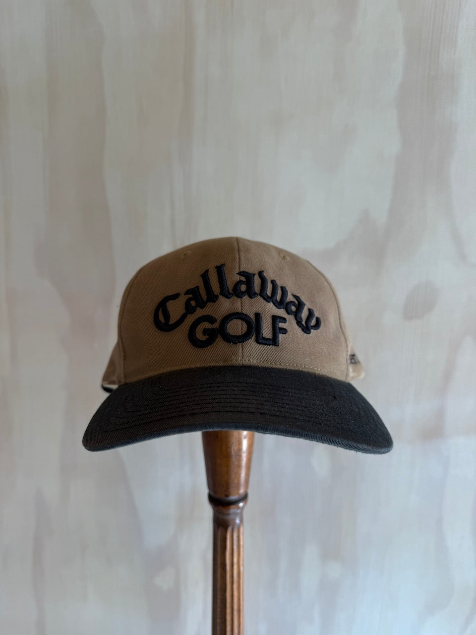Vintage Callaway Big Bertha 2-Tone Leather Strap Golf Hat