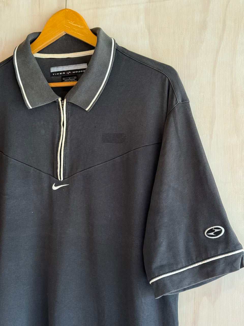 Vintage Nike Tiger Woods Golf Polo (Marks) (L)