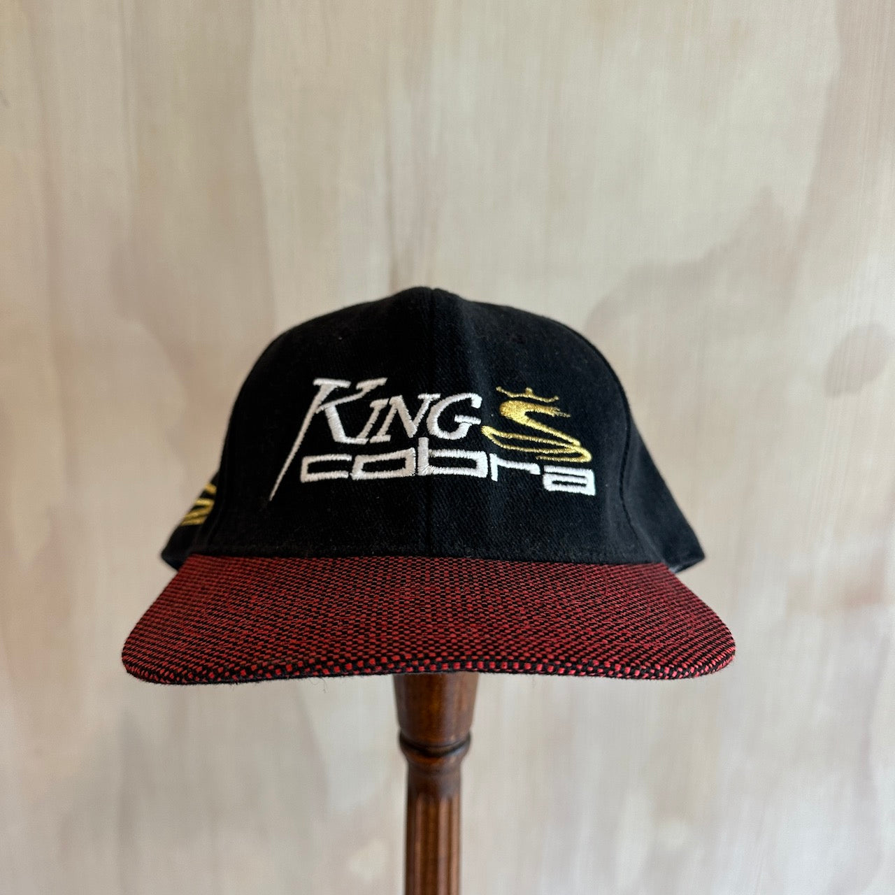 Vintage King Cobra 2-Tone Leather Strap Hat