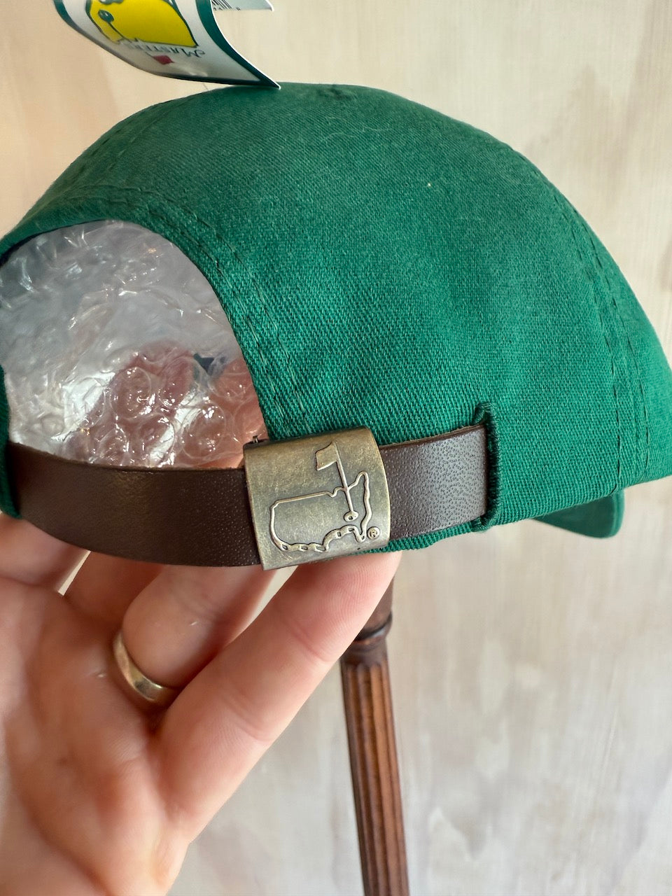 Vintage Masters Golf Hat Leather Strap (NWT)