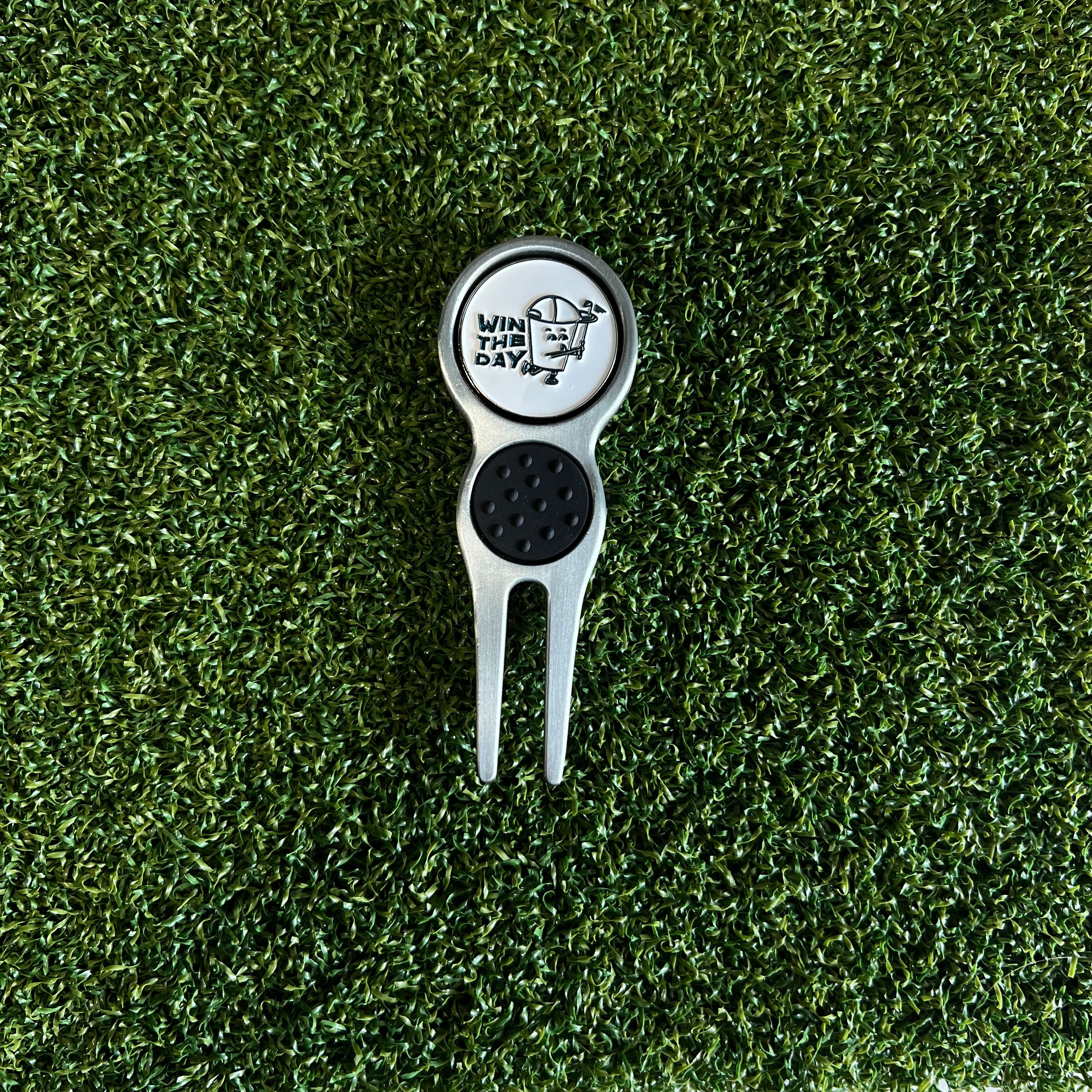 Win The Day Pitch Repair & Ball Marker (Silver)