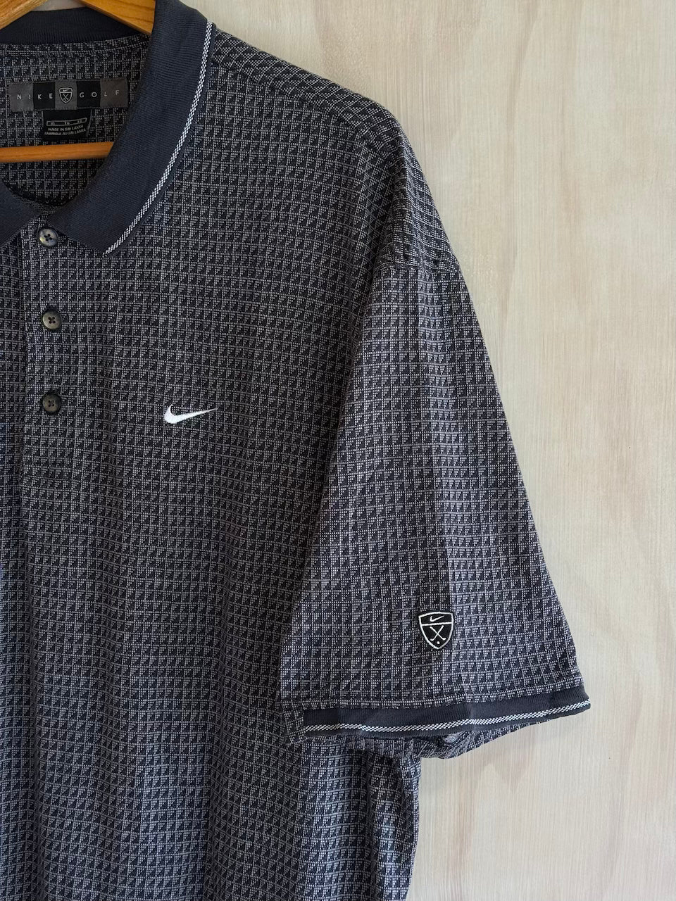 Vintage Nike Geometric Golf Polo (XL)