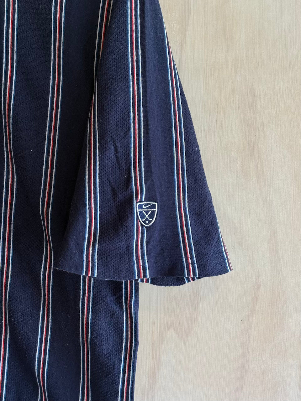 Vintage Nike Striped Golf Polo (M)