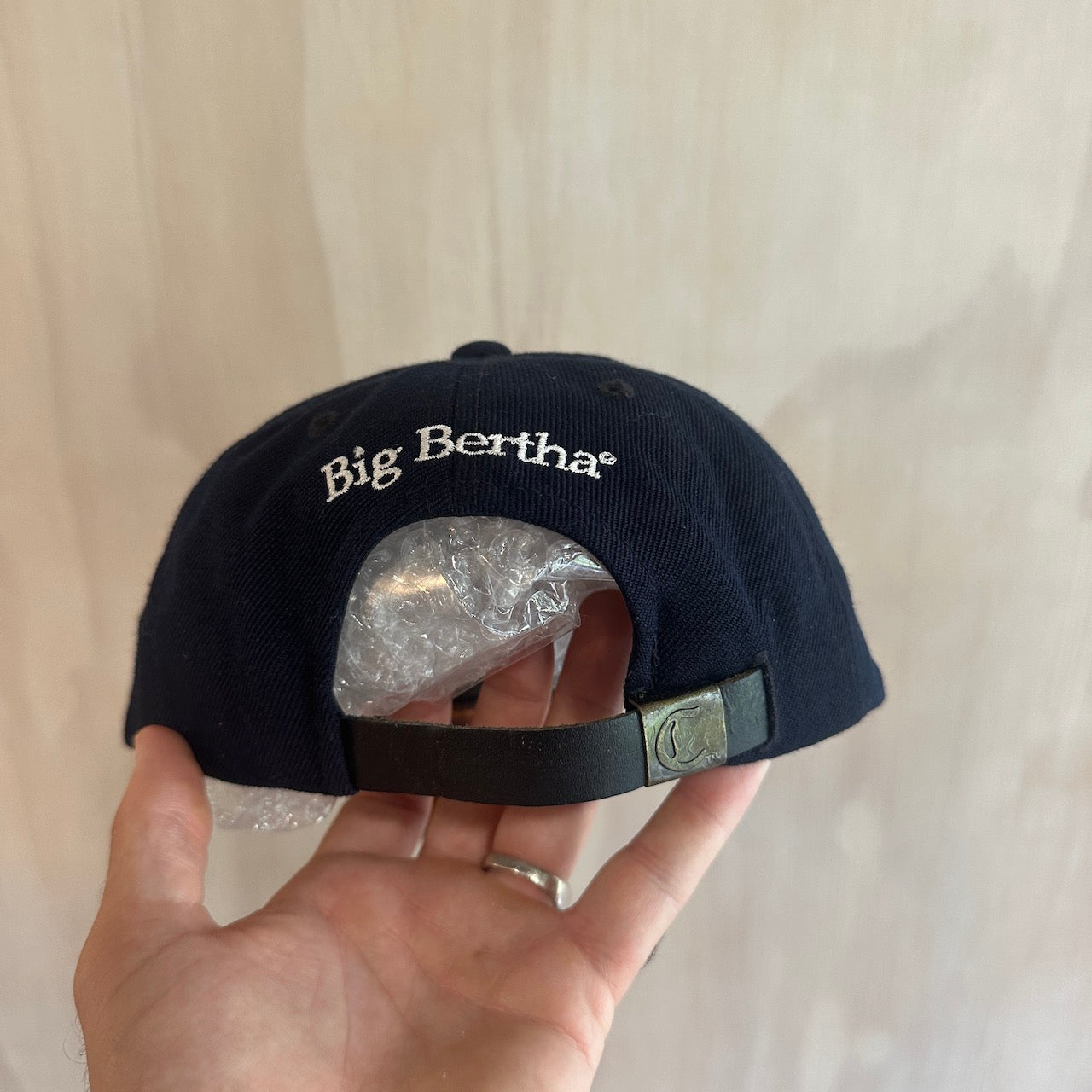 Vintage Callaway Golf Leather Strap Big Bertha Hat
