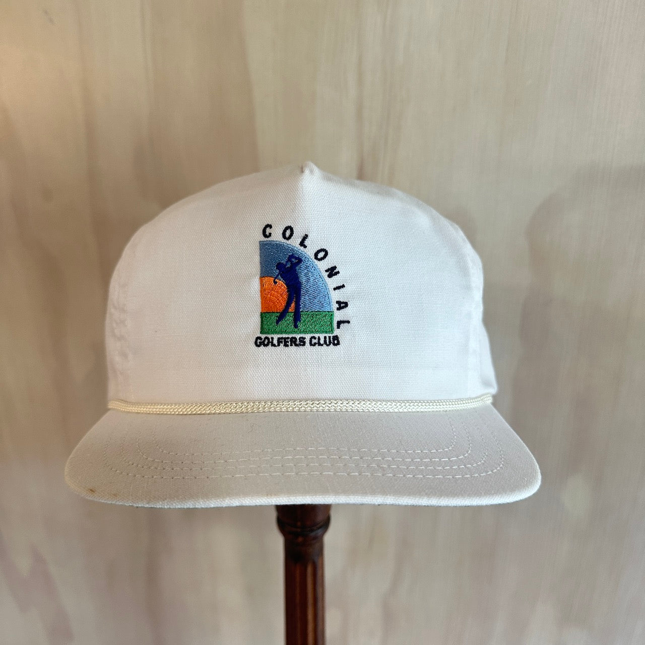 Vintage Colonial Golfers Club Rope Hat by Duckster