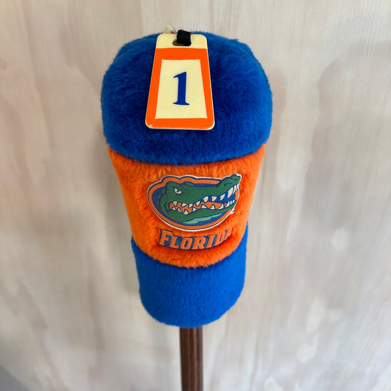 Vintage 7Florida Gators Plush barrel Headcover (Wont fit modern driver)